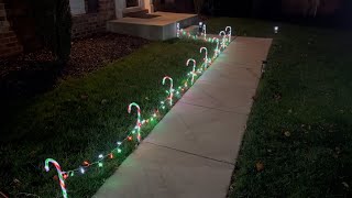 ElectricWise Candy Cane Lights Outdoor #amazonfinds #christmasdecor 