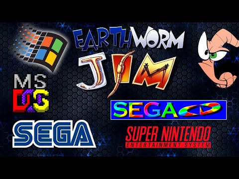 Видео: Earthworm Jim (5 версий) "ВСЁ ТАК!?"