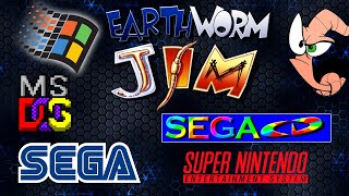 Earthworm Jim (5 версий) "ВСЁ ТАК!?"