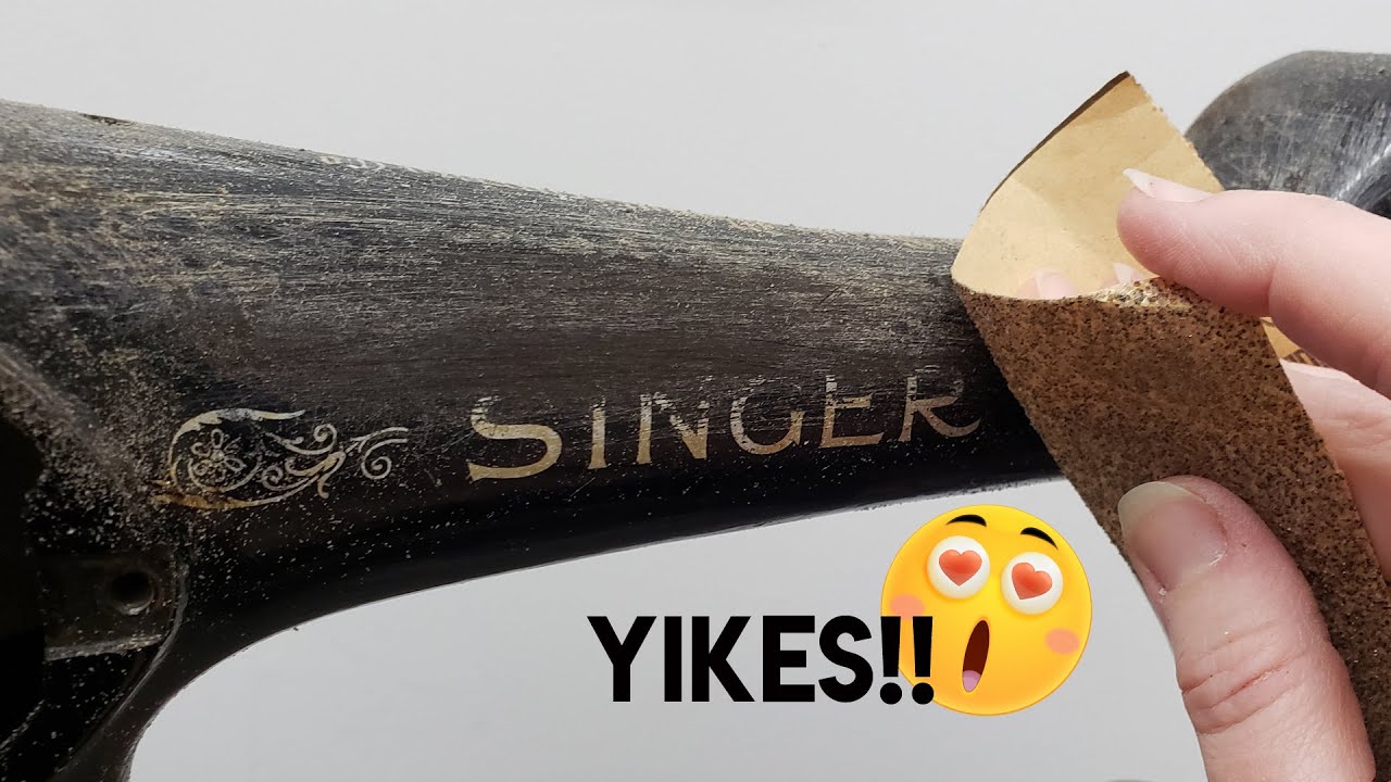 I Customized a Vintage Singer Sewing Machine!! Custom Bridal Sewing Dream Machine restore 