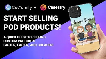Sell print-on-demand products FAST and EASY | Customily + Casestry | (Vietnamese Subtitles)