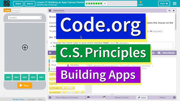 Building an App Canvas Painter Lesson 17.8 Tutorial with Answers Code.org CS Principles
