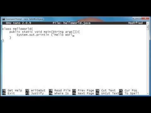 Hello World In the Java Programming Language - YouTube