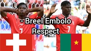 The Reason why Embolo Didn't Celebrate His Goal, Cameroon vs Switzerland FIFA World Cup 2022