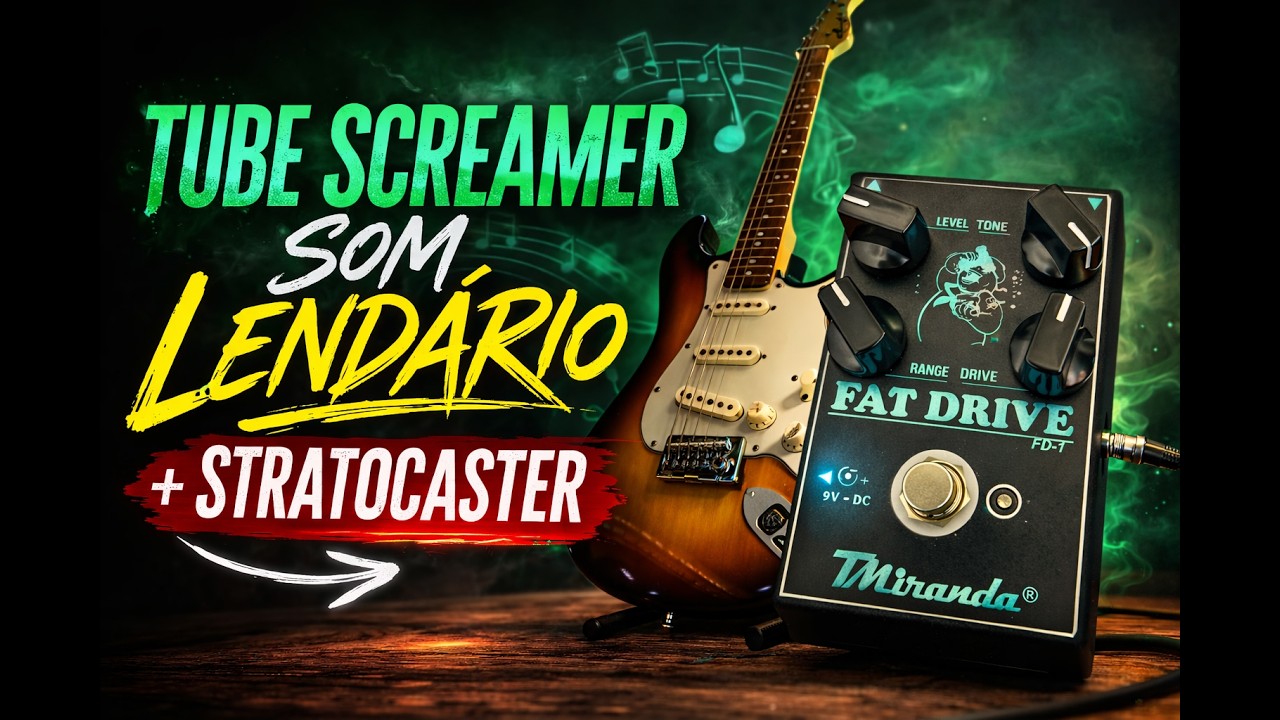 Pedal super overdrive da tmiranda