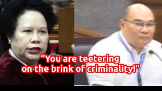 TEETERING ON D BRINK OF CRIMINALITY! #miriam to LRA Admin Diaz💪 #trending #viralvideo #impeachment