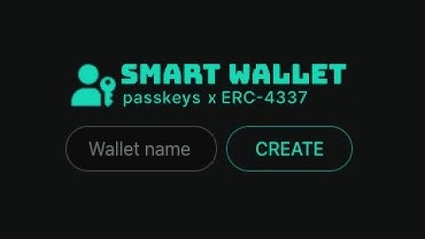 ERC-4337 contract wallet controlled by Passkey