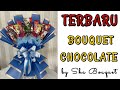 Jimat bouquet coklat dengan 2 helai wrapping paper ll bouquet tutorial ll simple bouquet chocolate