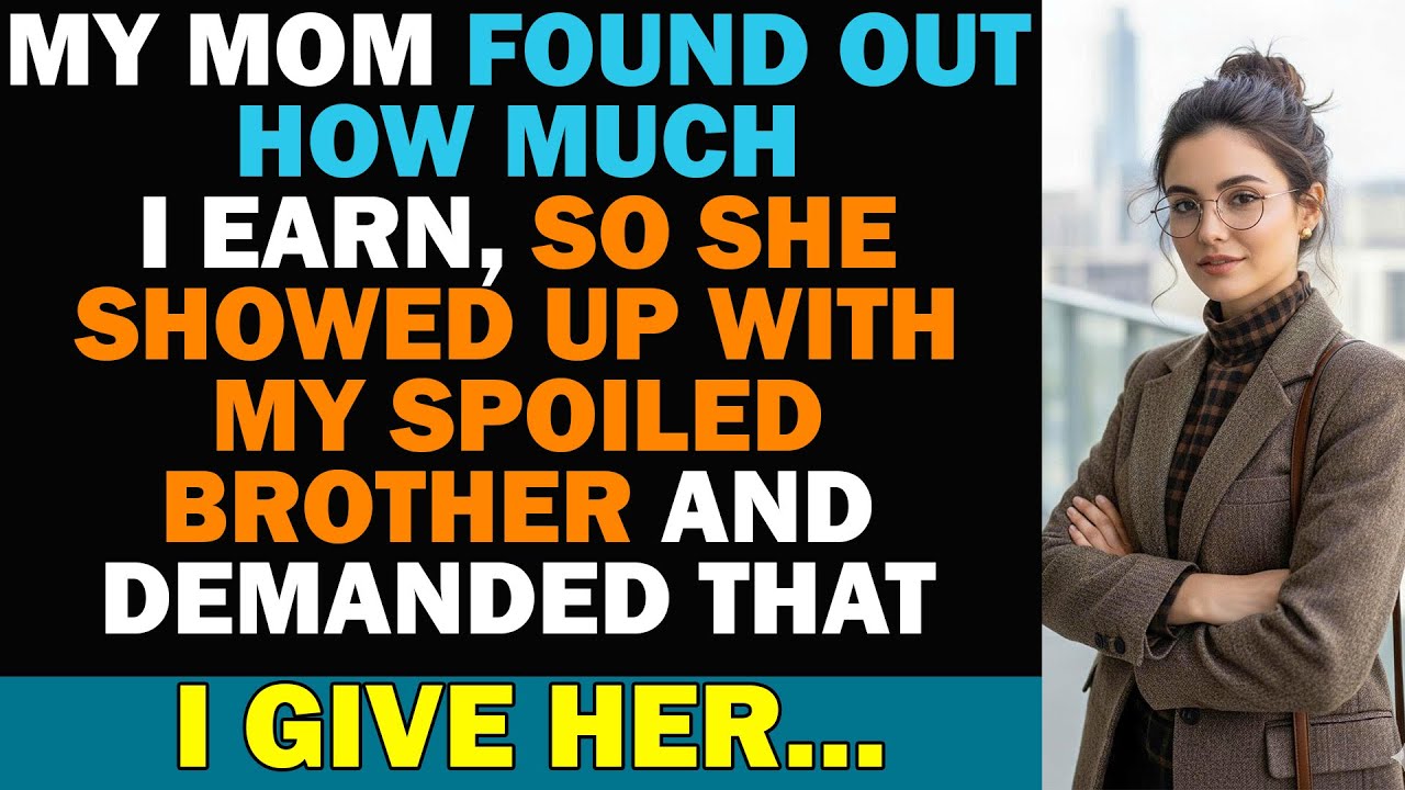 My Mom Found Out How Much I Earn, So She Showed Up With My Spoiled Brother And Demanded That…