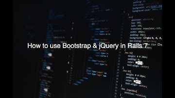 How to use Bootstrap & jQuery in Rails 7