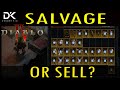 Salvage Or Sell? Diablo IV Inventory Management