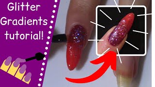 Reverse GLITTER Ombre Nails! | How To Do Glitter Ombre Nails With LOOSE Glitter | The Polish Queen
