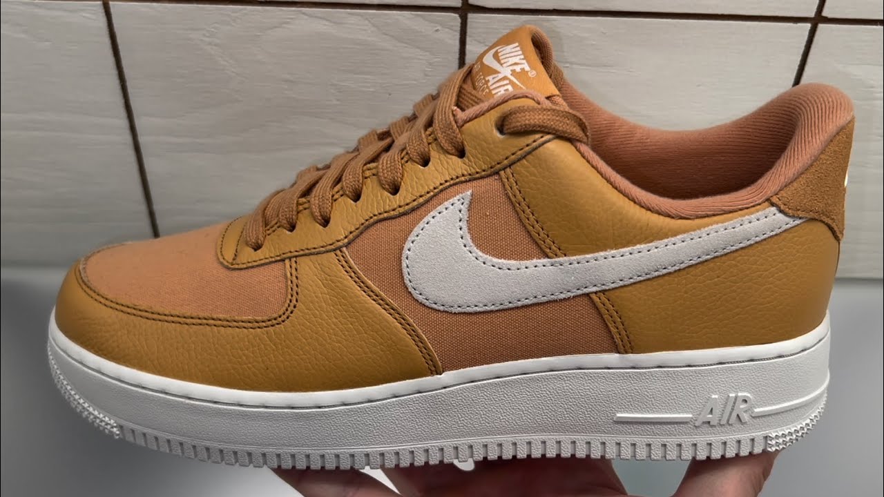 Brown Air Force 1 Shoes.