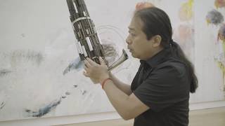 Echoes from Within: A Musical Response to Cy Twombly for sheng, bass and electronics (2018)