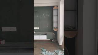 master bedroom 10.5x8 TV unit#short video#YouTube short#master bedroom TV unit#interior #trending
