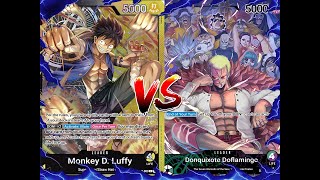 One Piece Card Game Locals OP06 EB01 Black Yellow Luffy vs Green Purple Donquixote Doflamingo