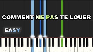 Comment Ne Pas Te Louer | EASY PIANO TUTORIAL BY Extreme Midi