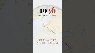 1936 part 2. Hitler marches into the Rhineland  #history #worldhistory