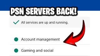 PlayStation Network Servers DOWN FIX ✅ How to use PSN Servers today! - Use PS4/PS5 again!