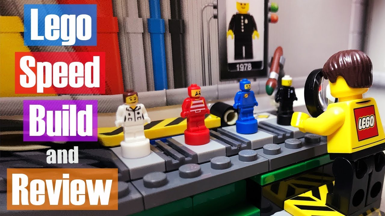 Lego Minifigure Factory 5005358 Speed Build Review Victor Loves Toys Youtube Lego Review Lego Minifigures Lego