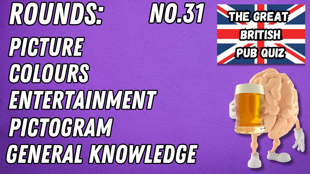 Great British Pub Quiz: Picture Round, Colours, Entertainment ...