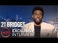 21 BRIDGES - Exclusive Interview ( Chadwick Boseman, Sienna Miller)| AMC Theatres (2019)