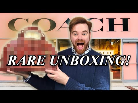 Looking back at Vintage Coach✨Unboxing a Rare Coach Bag