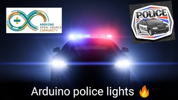 Amazing police lights 👮 | Arduino police lights | Police light code arduino | electroroh