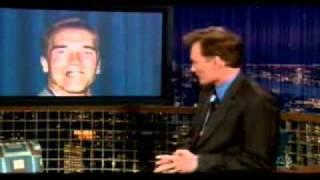 goerge w. bush and arnold schwarzenegger on immigration on conan obrien