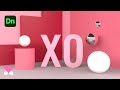 Design 3D Text Scene in Adobe Dimension | XO PIXEL