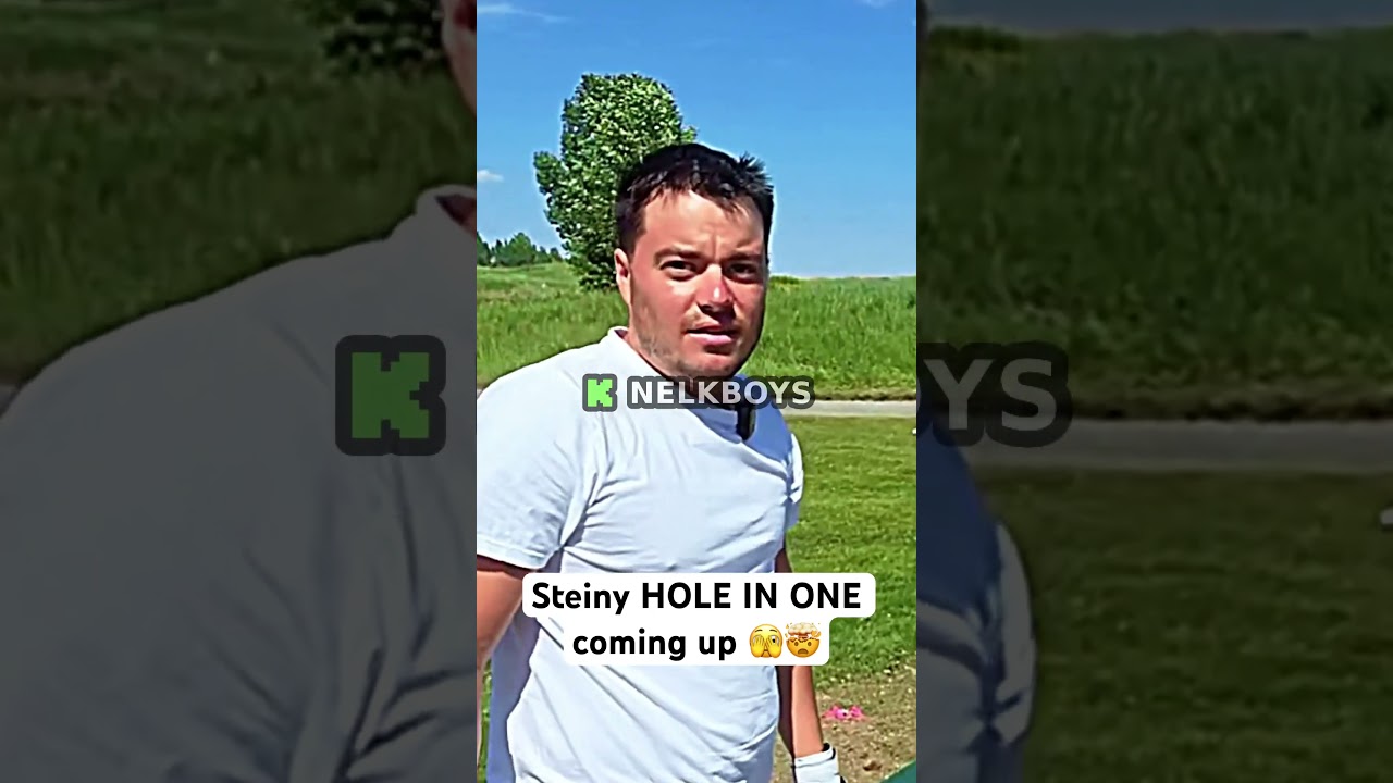 Steiny HOLE IN ONE coming up 🫣🤯
