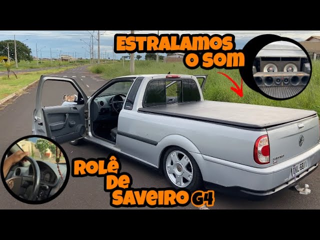 Saveiro cross tocando (pira nos caipira)#rebaixados #somautomotivopaix