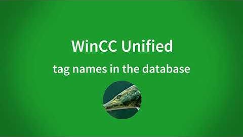 WinCC Unified V16: where did you find the names of your logged tags in the database?