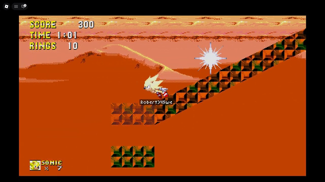 New Sandopolis Zone Act 1 By: @TheGamingKell Classic Sonic Simulator V13.2