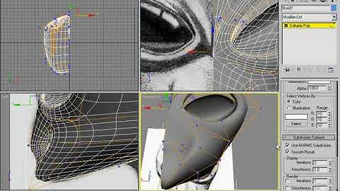 3D Buzz - 3Ds Max - Legacy Video Training: 04. Poly Modeling Alien Head - 05. The Mouth