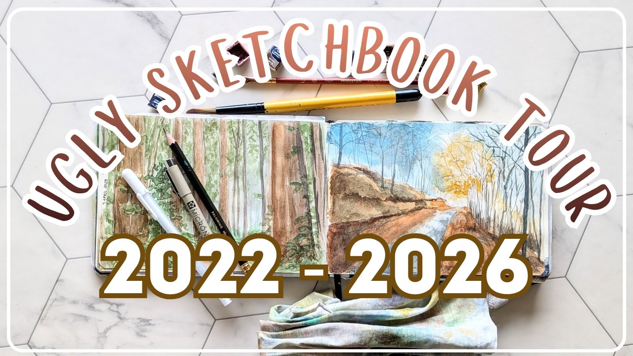 Ugly Sketchbook Tour (No Talking) - YouTube