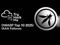 TryHackMe OWASP Top 10 2025: IAAA Failures – Full Walkthrough | OWASP Web Security