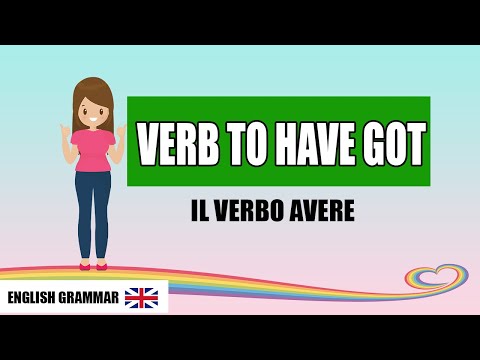 Il Verbo AVERE in inglese - THE VERB TO HAVE GOT