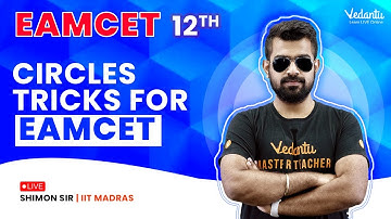 Circles Tricks for EAMCET | EAMCET 2023 | Shimon Sir | Vedantu JEE English