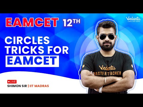 Circles Tricks for EAMCET | EAMCET 2023 | Shimon Sir | Vedantu JEE English