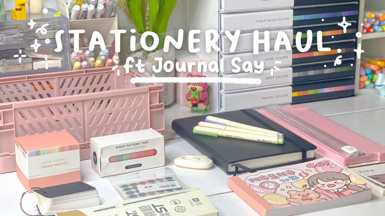 Haul de Papeleria bonita 🌷 | Diary by Nina ft @journalsay
