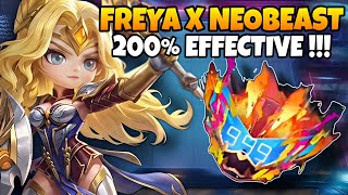 Commander Freya + Neobeast = Easy 999 Stack !! Magic Chess Go Go. screenshot 1