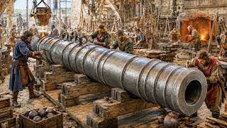 Inside the Serpentine Cannon: Why Renaissance Gunsmiths Carved Snakes Into Bronze (Full Process)