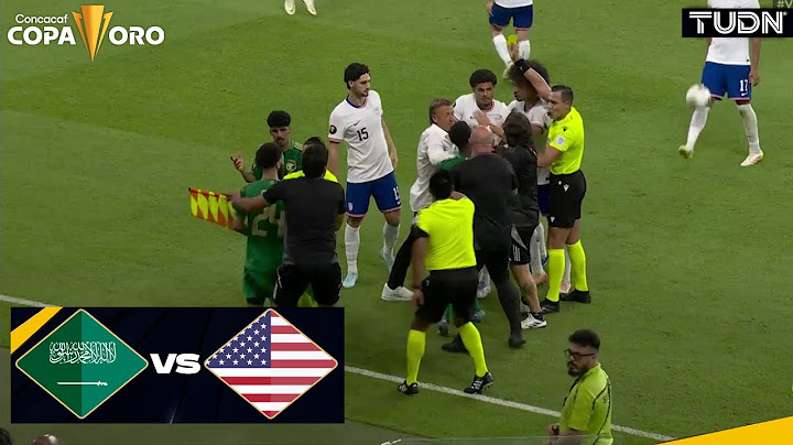 ¡SE ENCENDIÓ EL JUEGO! Hay bronca | Arabia Saudita vs Estados Unidos | Copa Oro - J2 2025 | TUDN