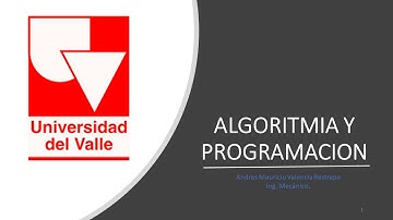 Algoritmia y Programación - Arreglo Bidimensional, Tutorial NumPy