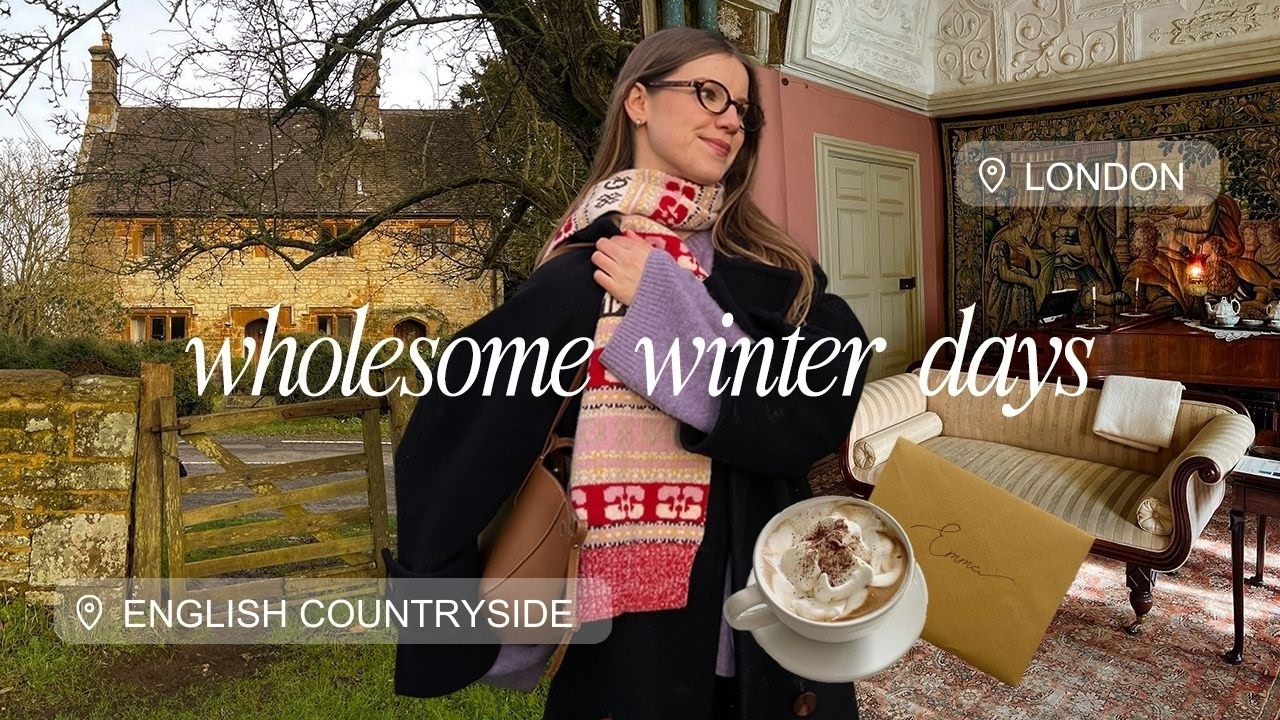 Добрые зимние дни | свидание в английской сельской местности, выпечка, живопись и знакомство с но...