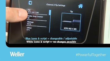 Switching users to locked user | WellerTools WXsmart