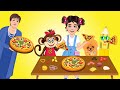 أغنية البيتزا الشهية   كومبتين وأناشيد للأطفال   حركات وميام ميام نجومي