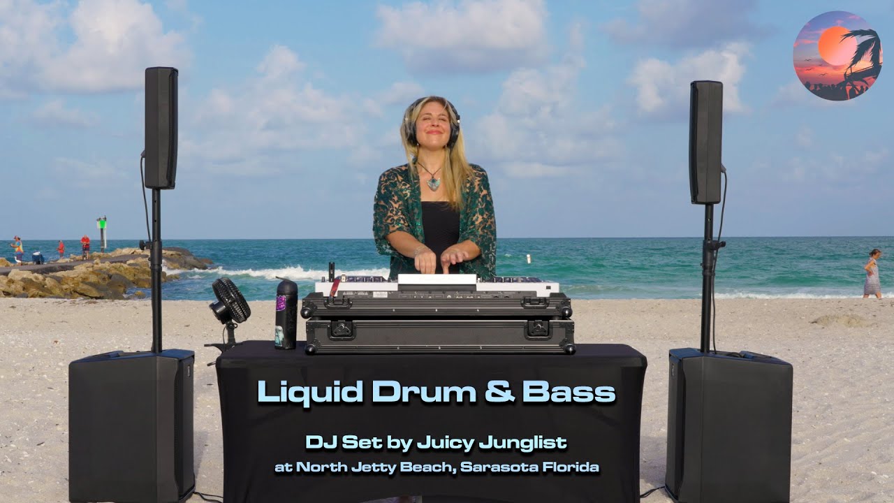 Liquid Drum and Bass Beach Session with Juicy Junglist