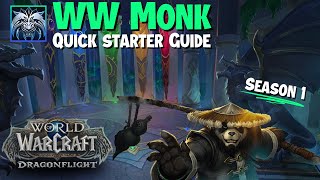 Quick BEGINNER GUIDE to WW monk for M+/Raid - Rotation, Stat priority, talents & more!! Profile